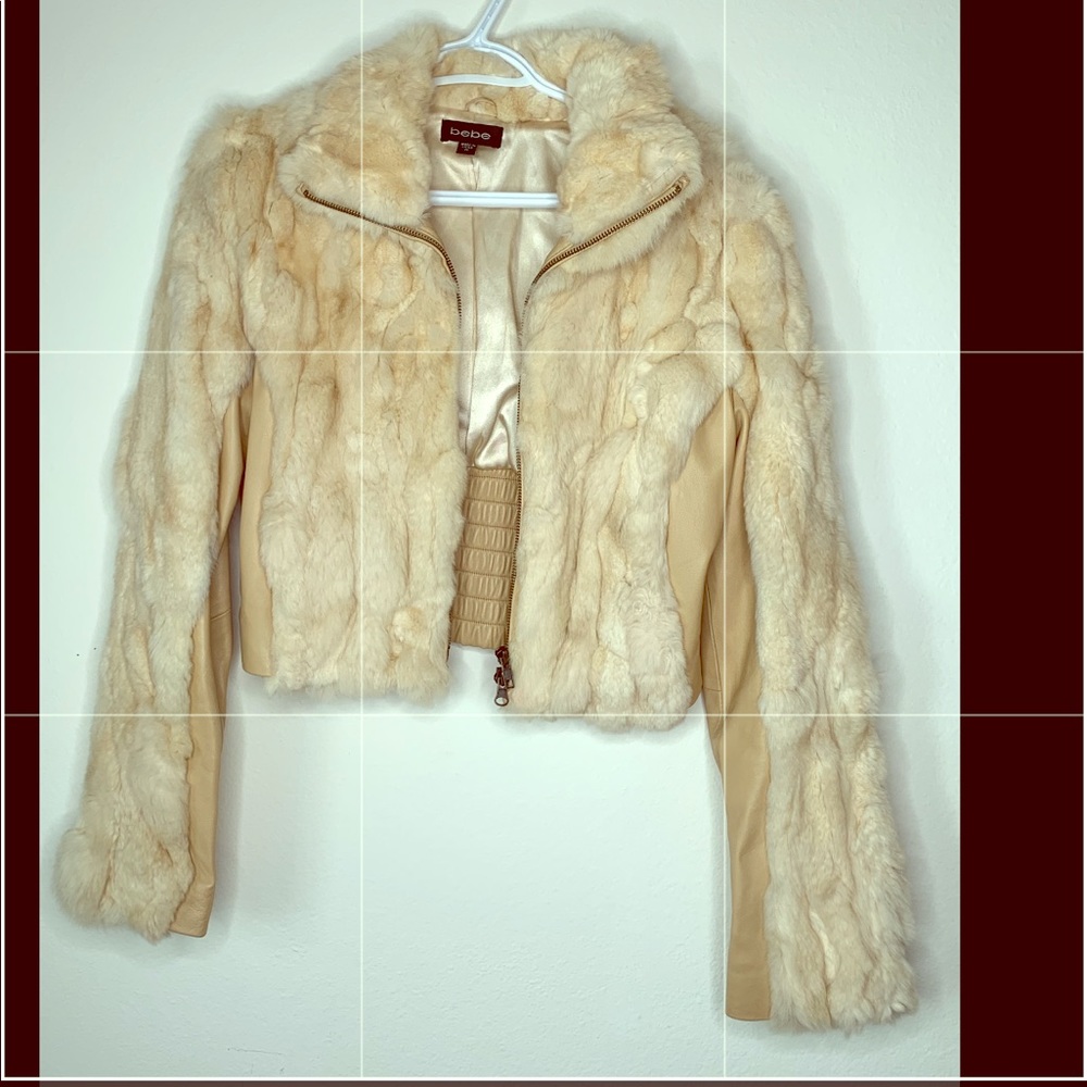 Bebe rabbit and leather coat